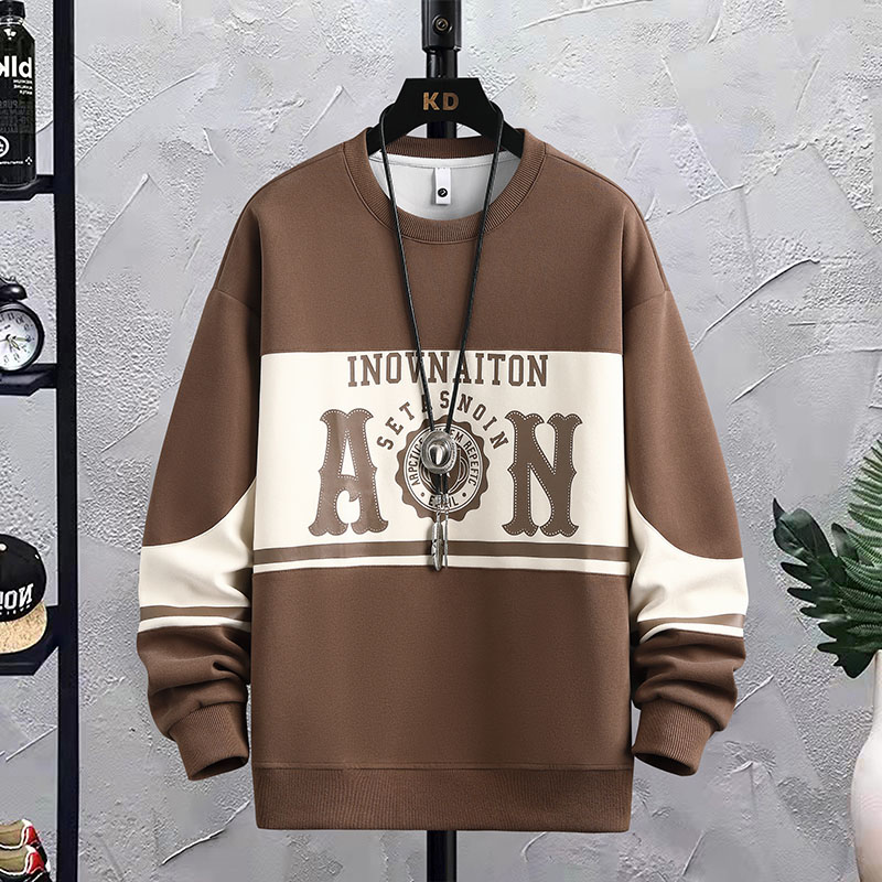 Modern Crew Neck Statement Sweatshirt