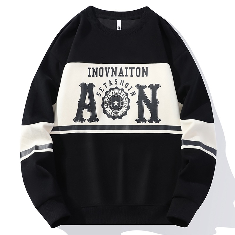 Modern Crew Neck Statement Sweatshirt